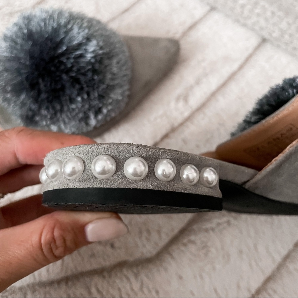 OZLANA Fur Pom Pom Flats (Fashion House) - Picture 6 of 8